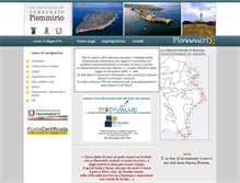 Tablet Screenshot of consorzioplemmirio.it